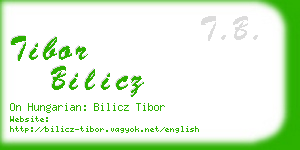 tibor bilicz business card